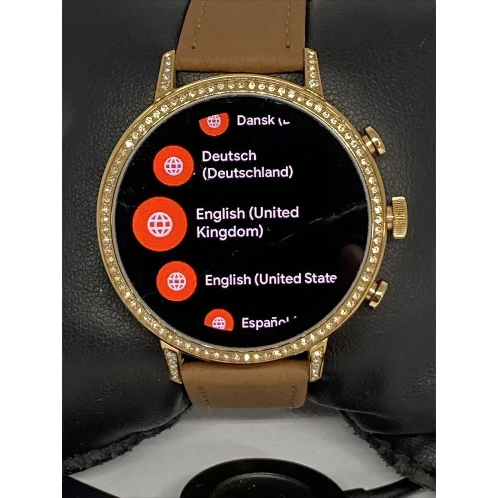 Fossil Gen 4 Authentic Digital Dial Smart Watch Custom Band FTW6011 CO52